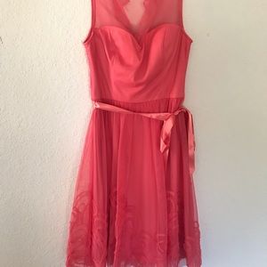 Coral Bridesmaid Dress
